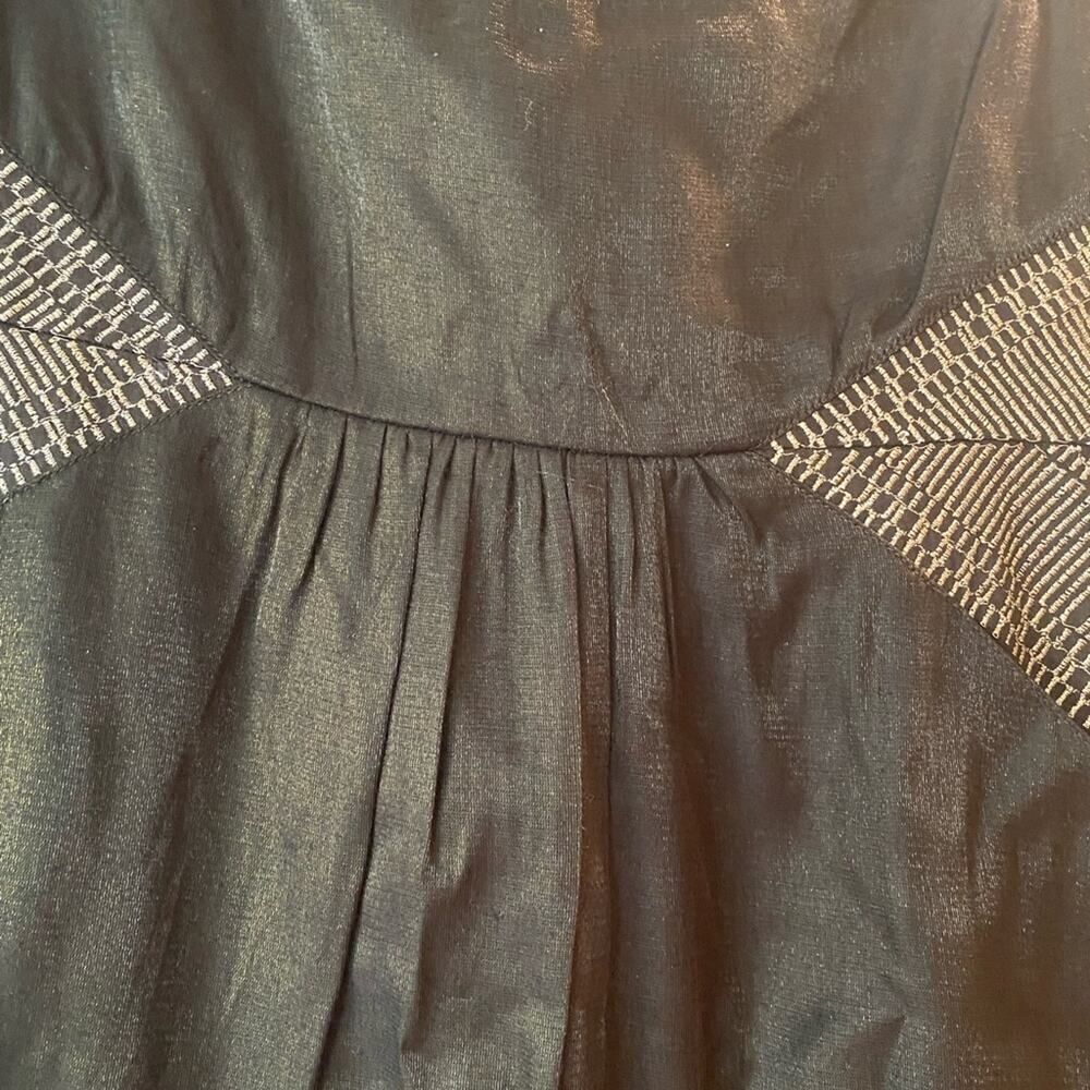 Urban Outfitters | Ecote Metallic Black Strapless Dress | NWT | Size Medium - Picture 7 of 10